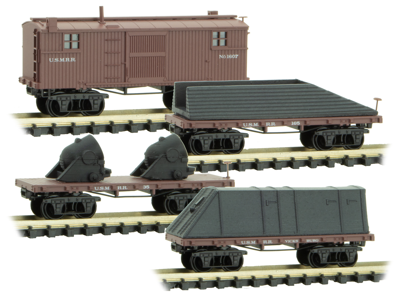 MICROTRAINS MTL 993 01 612 DODX CASCADE GREEN FLAT 3 PACK & HUMVEE KITS N SCALE 