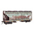 HO Scale Weathered BNSF (Reprint) 2-Bay Covered Hopper Kit