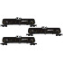 N Scale Burlington Northern Santa Fe 3-Car Runner Pack 56' General Service Tank Car