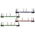 N Scale Montana Rail Link "Easter Egg" 4-Pack 61' Bulkhead Flat Car