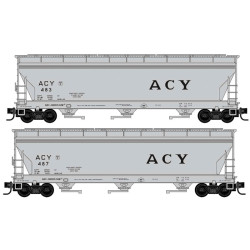 Akron Canton & Youngstown 2-Pack 3-Bay Centerflow Hoppers with Elongated Hatches