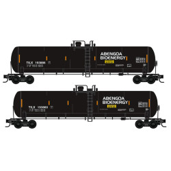 N Scale TILX Abengoa Bioenergy 2-Pack 56' General Service Tank Car