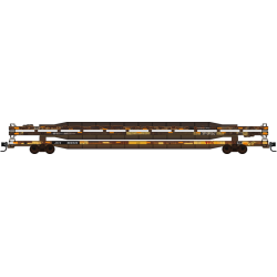 N Scale TTX Weathered w/ Wrecked Flat Cars Load Kit