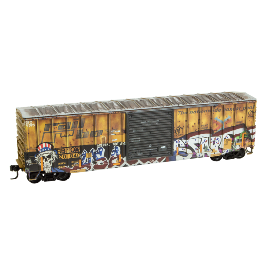 HO Scale Railbox Stars & Stripes Graffiti
