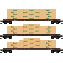N Scale Southern Pacific Weathered 3-Pack