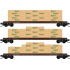 N Scale Southern Pacific Weathered 3-Pack