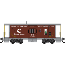 N Chessie “Safety Program” Caboose 3-Pack #1