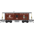 N Chessie “Safety Program” Caboose 3-Pack #1