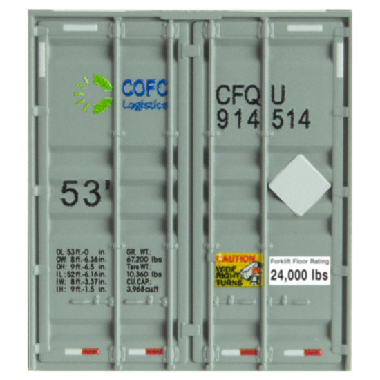 COFC 53' Container - Rd#618025  Rel.6/19