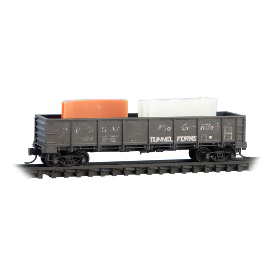 D&RGW weathered  w/Tunnel Forms 3pk FOAM MSRP $84.95 - Rel. 3/24