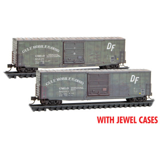 Micro Trains | N Scale - Gulf, Mobile & Ohio Weathered 2-Pack