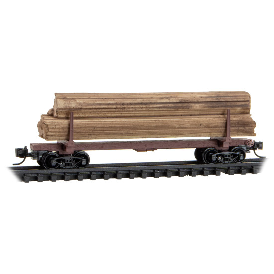 N Logging Car 4-Pack, Runner Pack #232