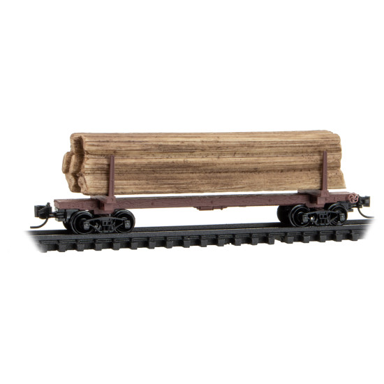 N Logging Car 4-Pack, Runner Pack #232