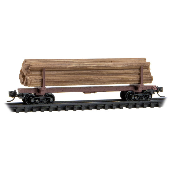 N Logging Car 4-Pack, Runner Pack #232