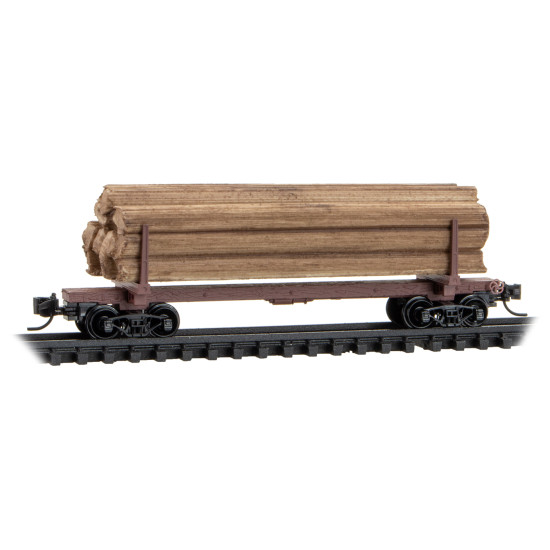 N Logging Car 4-Pack, Runner Pack #232