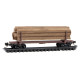 N Logging Car 4-Pack, Runner Pack #232