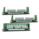 N Burlington Northern with Metal Load 3-Pack