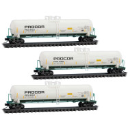 N Procor 3-Car Runner Pack