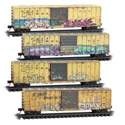 N Railbox Weathered 4-Pack