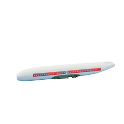 N Fuselage with Supports