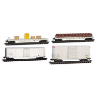 N Atchison Topeka & Santa Fe MOW 4-Pack