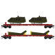 PRE ORDER: N Atchison, Topeka and Santa Fe 2-Pack with Helicopter Load PRE ORDER: N Atchison, Topeka and Santa Fe 2-Pack with Helicopter Load