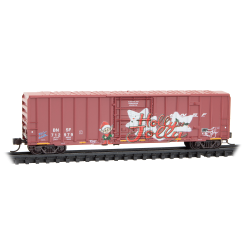 N BNSF Christmas Graffiti 3-Pack