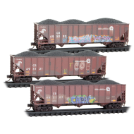 N Conrail Weathered 3-Pack