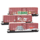 N BNSF Christmas Graffiti 3-Pack N BNSF Christmas Graffiti 3-Pack