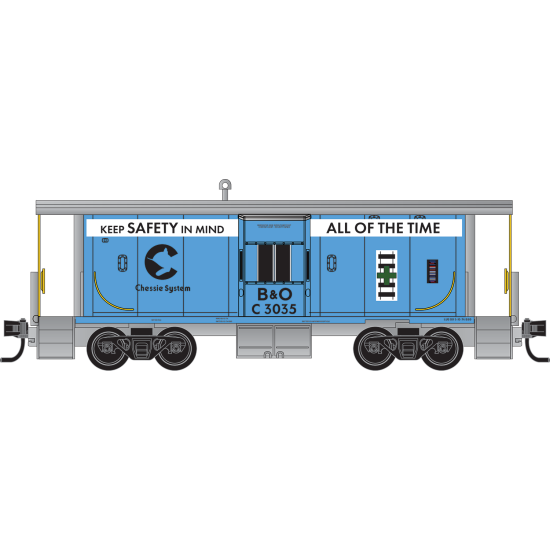 PRE ORDER: N Chessie Caboose 3-Pack #1 PRE ORDER: N Chessie Caboose 3-Pack #1