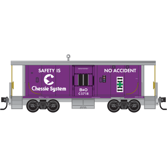 PRE ORDER: N Chessie Caboose 3-Pack #2 PRE ORDER: N Chessie Caboose 3-Pack #2