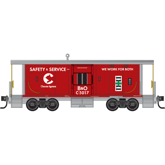 PRE ORDER: N Chessie Caboose 3-Pack #2 PRE ORDER: N Chessie Caboose 3-Pack #2