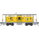 PRE ORDER: N Chessie Caboose 3-Pack #2 PRE ORDER: N Chessie Caboose 3-Pack #2