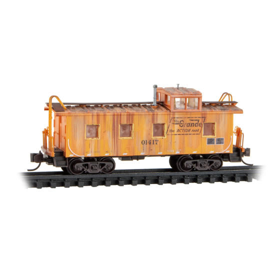 N Denver & Rio Grande Western® Weathered Caboose 3-Pack