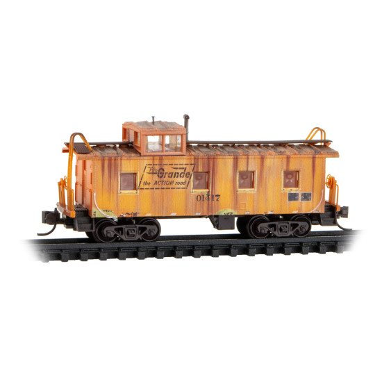 N Denver & Rio Grande Western® Weathered Caboose 3-Pack