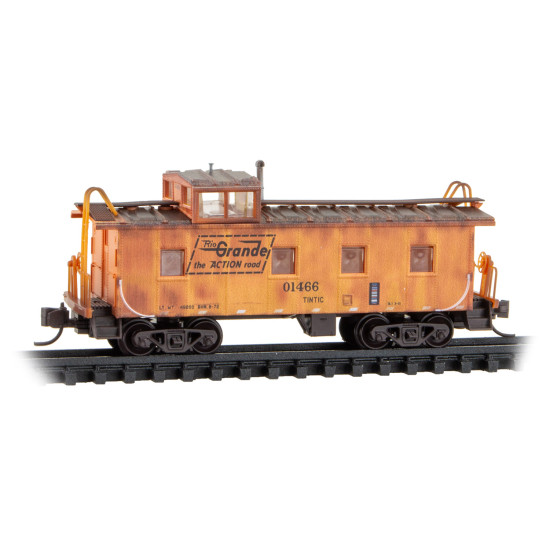 N Denver & Rio Grande Western® Weathered Caboose 3-Pack