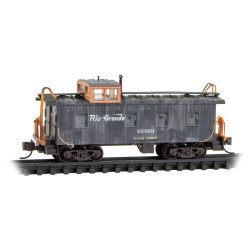 N Denver & Rio Grande Western® Weathered Caboose 3-Pack