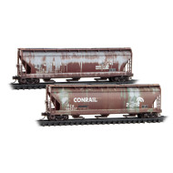 N Conrail ex-Pennsylvania Weathered 2-Pack