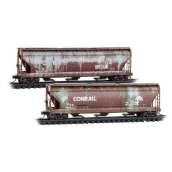 N Conrail ex-Pennsylvania Weathered 2-Pack