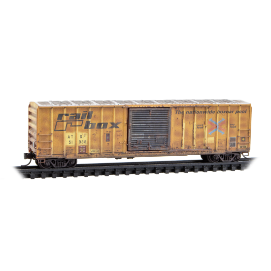 N Repatch Railbox #10 - ATSF ex-Railbox Rd# 51088