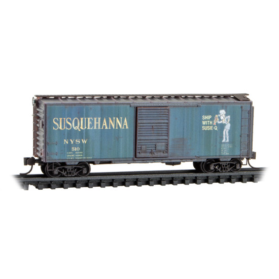 N New York, Susquehanna & Western Weathered 2-Pack