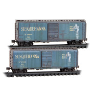 N New York, Susquehanna & Western Weathered 2-Pack