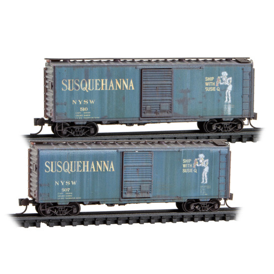 N New York, Susquehanna & Western Weathered 2-Pack