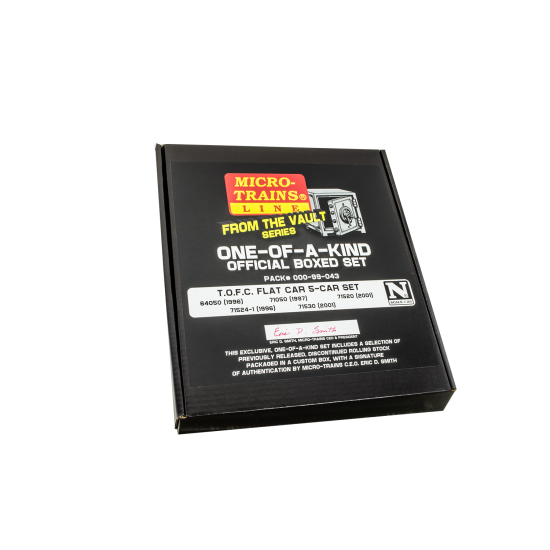 N From the Vault - TOFC Flatcar 5-Car Set