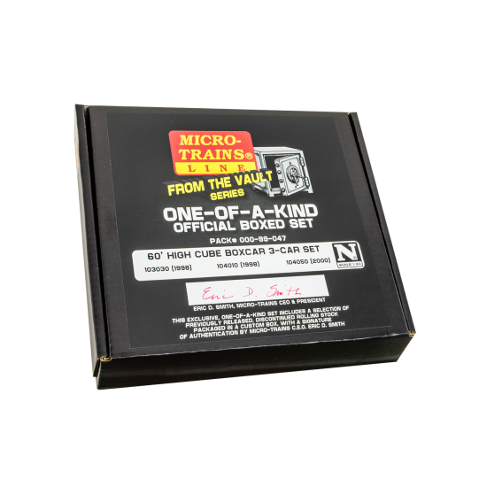 N From the Vault - 60' High Cube Boxcar 3-Car Set