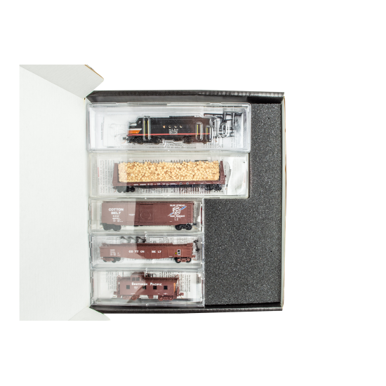 N From the Vault - Cotton Belt® 5-Car Set with Locomotive