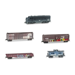 Z Conrail Weathered Train Set (Vault)