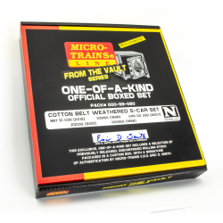 N From the Vault - Cotton Belt Weathered 5-Car Set #1 with Locomotive