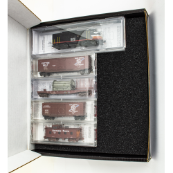 N From the Vault - Cotton Belt Weathered 5-Car Set #1 with Locomotive