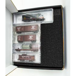 N From the Vault - Cotton Belt Weathered 5-Car Set #2 with Locomotive